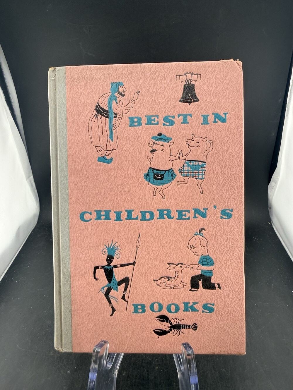 Vintage 1959 Best In Childrens Books Vol 23 Hardcover Ali Baba Kiki Goes To Camp